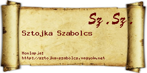 Sztojka Szabolcs névjegykártya